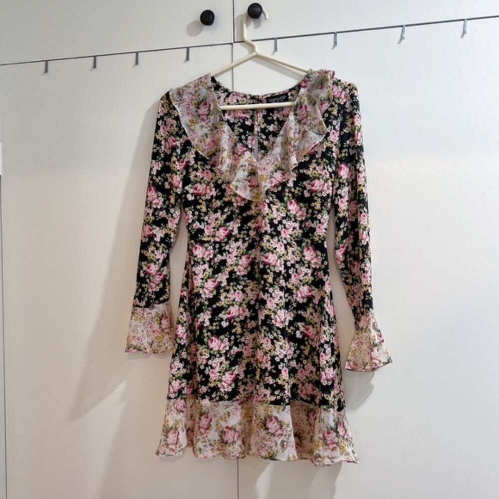 Topshop Floral Mini Dress